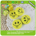 Smile runde Form flachen Geschenk Radiergummi